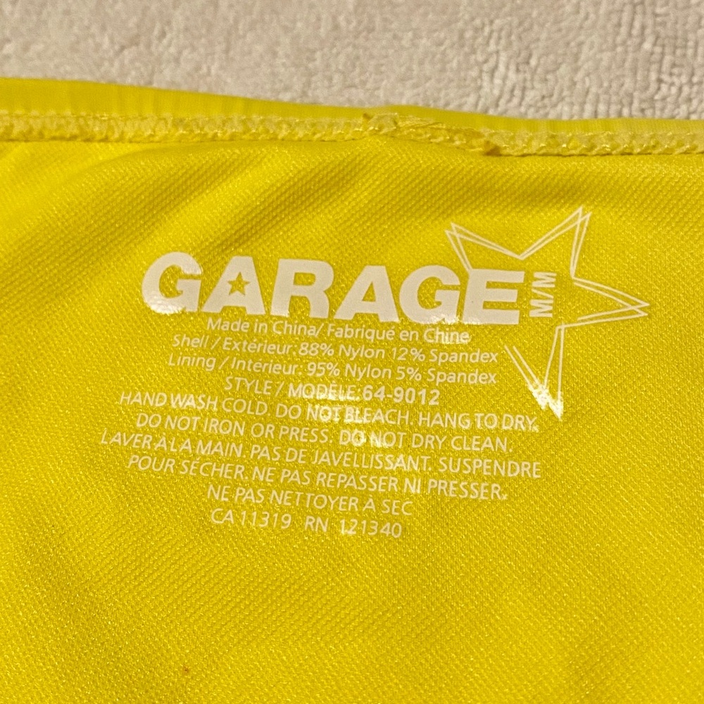 Garage Yellow Drawstring Bikini Bottom - Picture 6 of 6